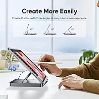 9 in 1 iPad & Tablet Docking Station/Hub for iPad/Tablet Foldable Stand with HDMI 4K@60Hz, SSD Slot (SSD Not Incl), USB-A/C 3.2-10Gbps, USB-A 2.0, SD/TF, 3.5mm Audio Jack, 100W PD