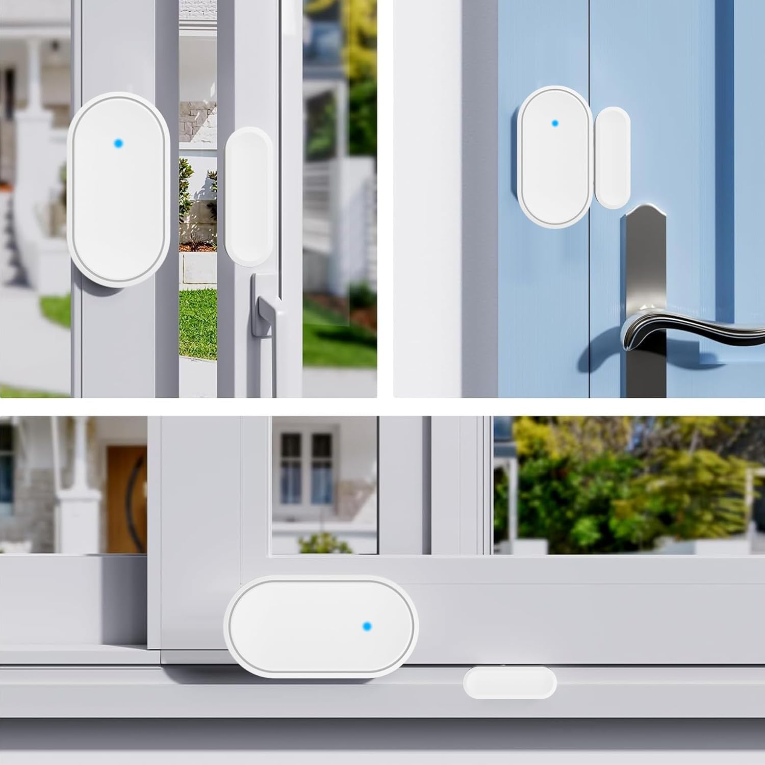 Avance Wireless (RF 433MHz, not Wifi) Long Range Door Window Sensor. Compatible With Avance Alarm System Control Panel Only . Does Not Work With Wifi On Stanalone Basis. Compatible with Alexa