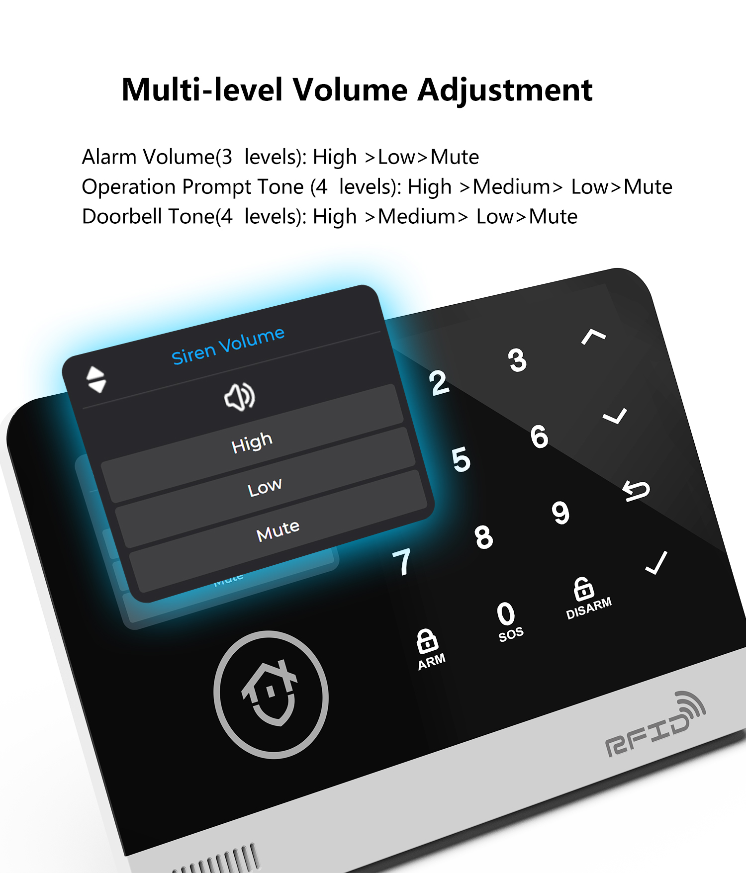 New Avance Dual Band (2G -GSM+ WiFi) Touchpad Security Alarm System with Door & PIR Motion Sensor, Remote, 2.4" TFT Screen Not Compatible with Jio SIM. Compatible with Alexa,Google Assistant & 2G SIM