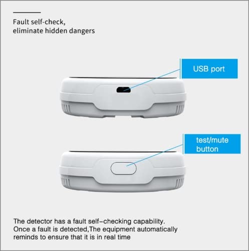 Avance Wireless (433 MHz, not WiFi) Gas Leak Detector USB Powered, Avance Dual Band Alarm System (Control Panel/Hub) Required for Alert On Mobile