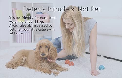 Avance Wireless (Radio Frequency 433 MHz, not WiFi) PIR Motion Sensor, Works in Pair with Avance Dual Band Alarm System Control Panel Only. Does Not Work with WiFi On Standalone Basis